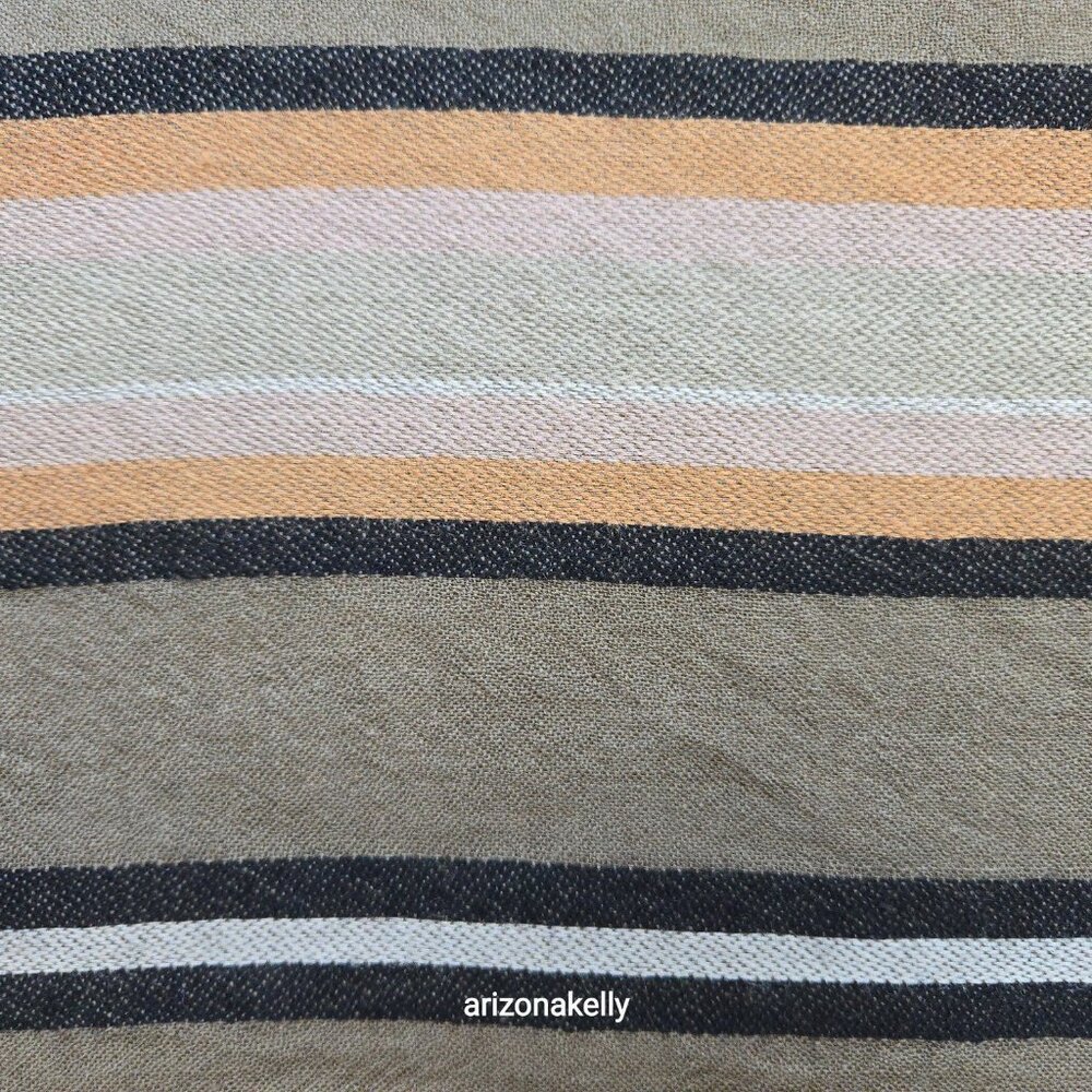 HUGE Wilfred Wool Stripe Blanket Scarf *FLAW* Aritzia - Picture 8 of 13